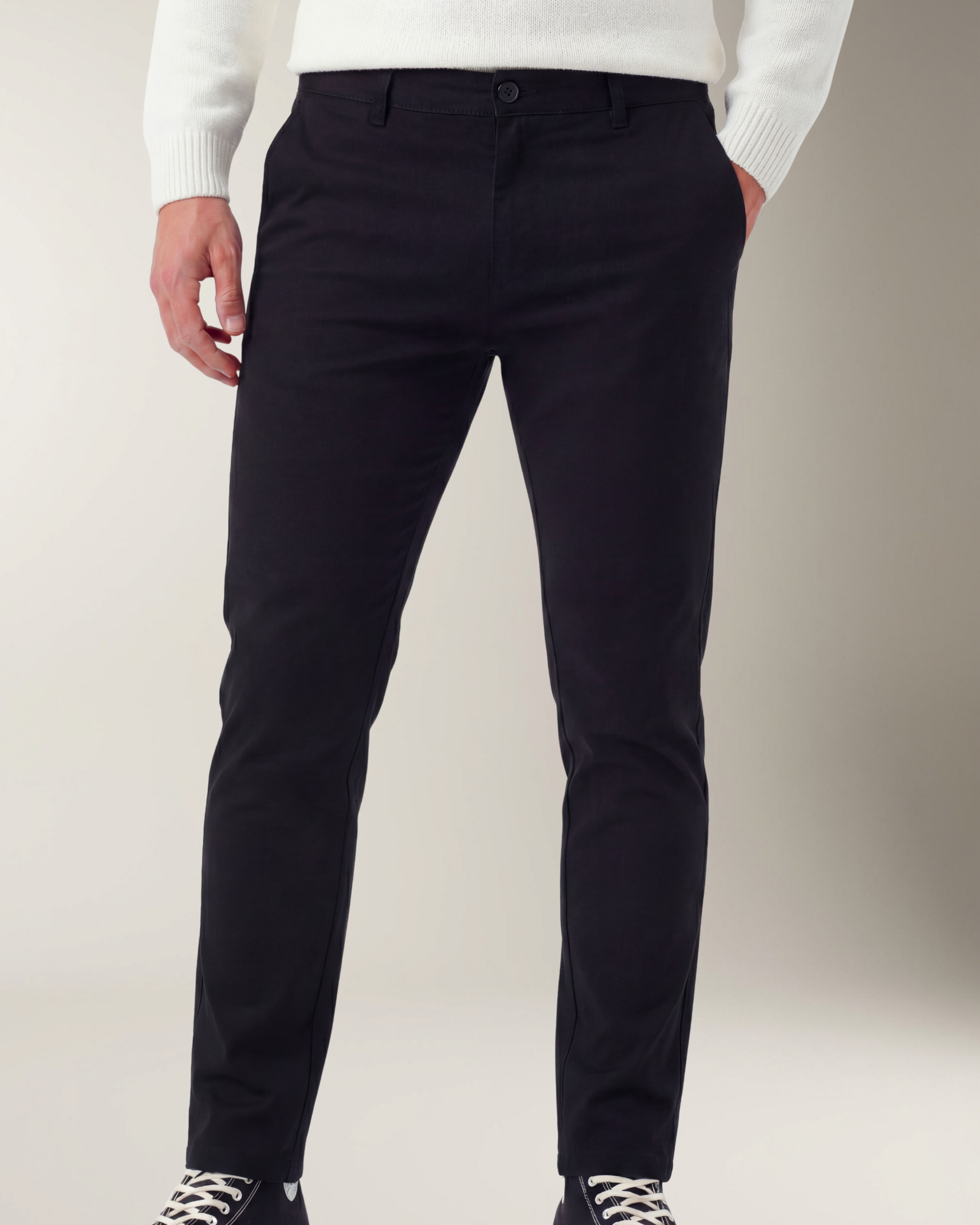 Leo Pantalón Stretch Negro