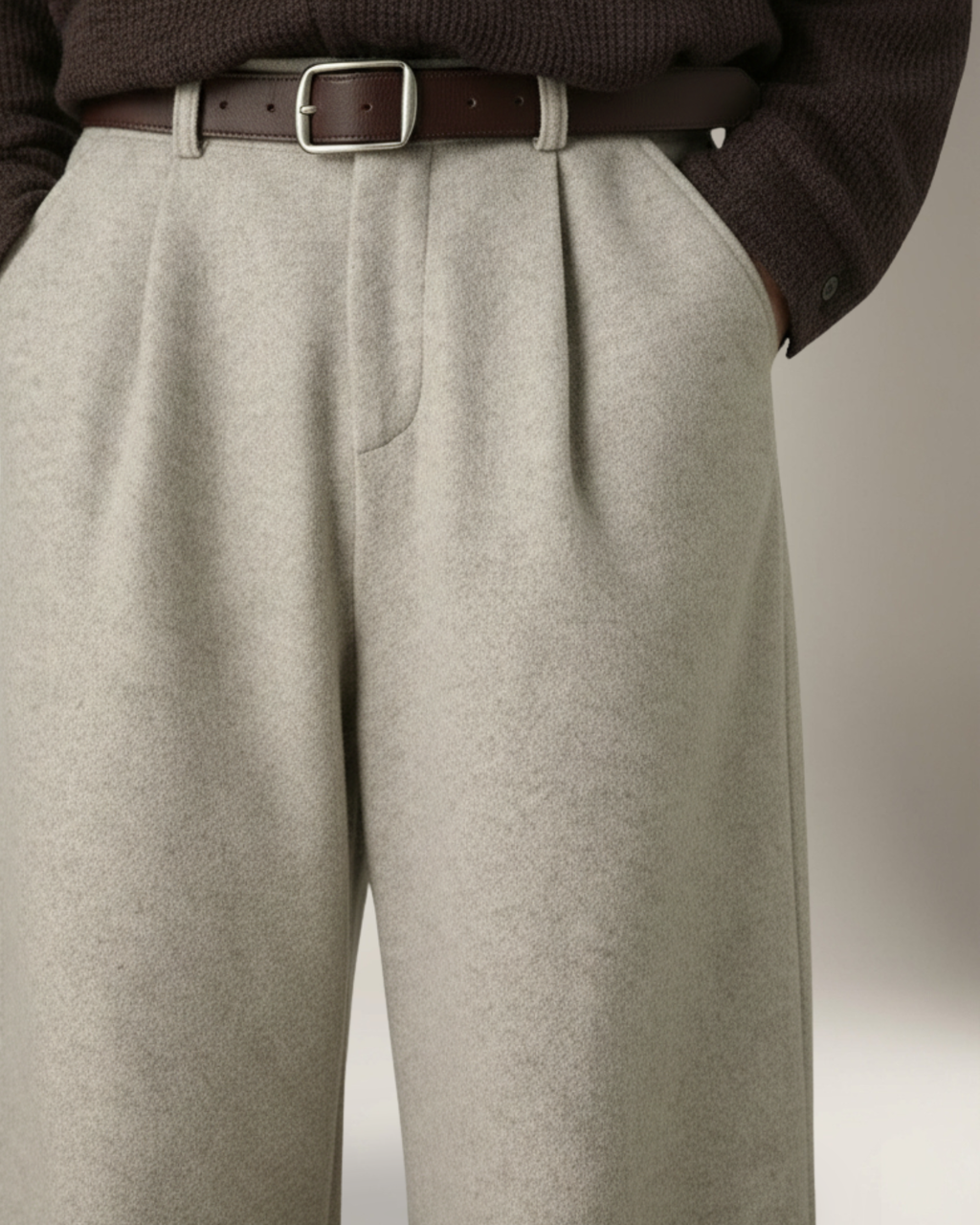 Lorenzo Pantalón Wide-Leg Comfort | Beige