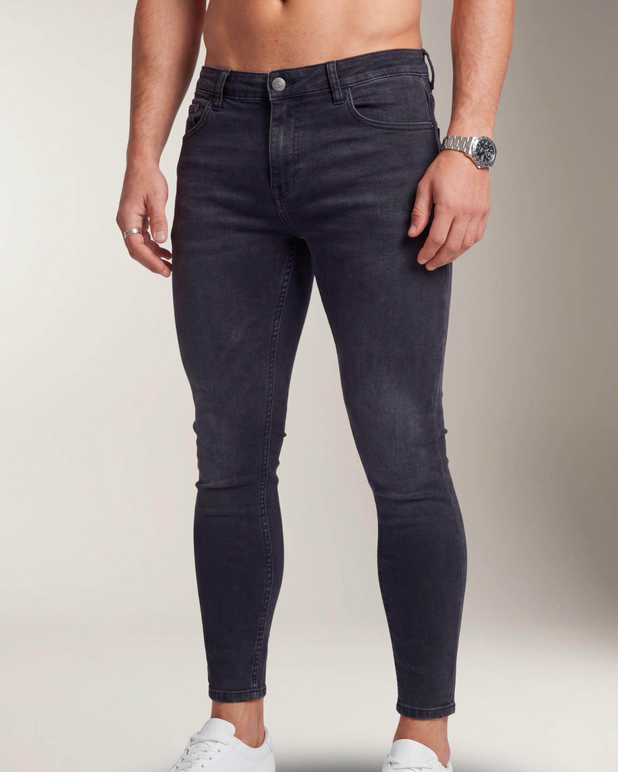 Noah Skinny Denim - Gris