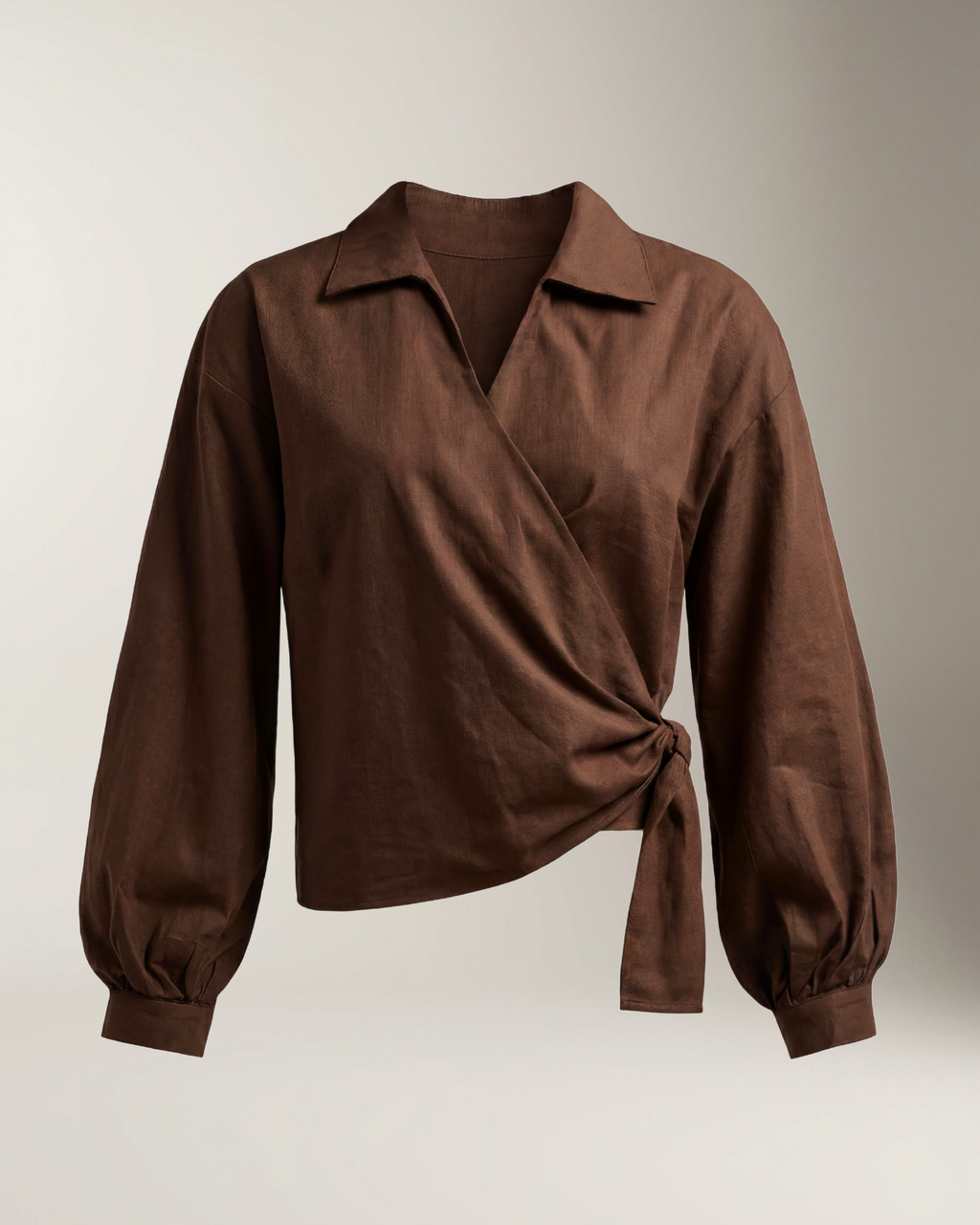 Luna Blusa Cruzada Elegante