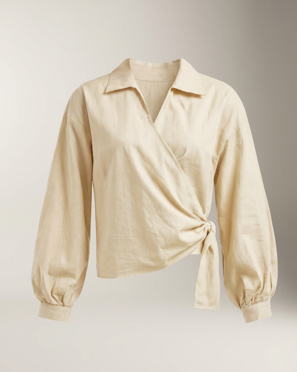 Luna Blusa Cruzada Elegante