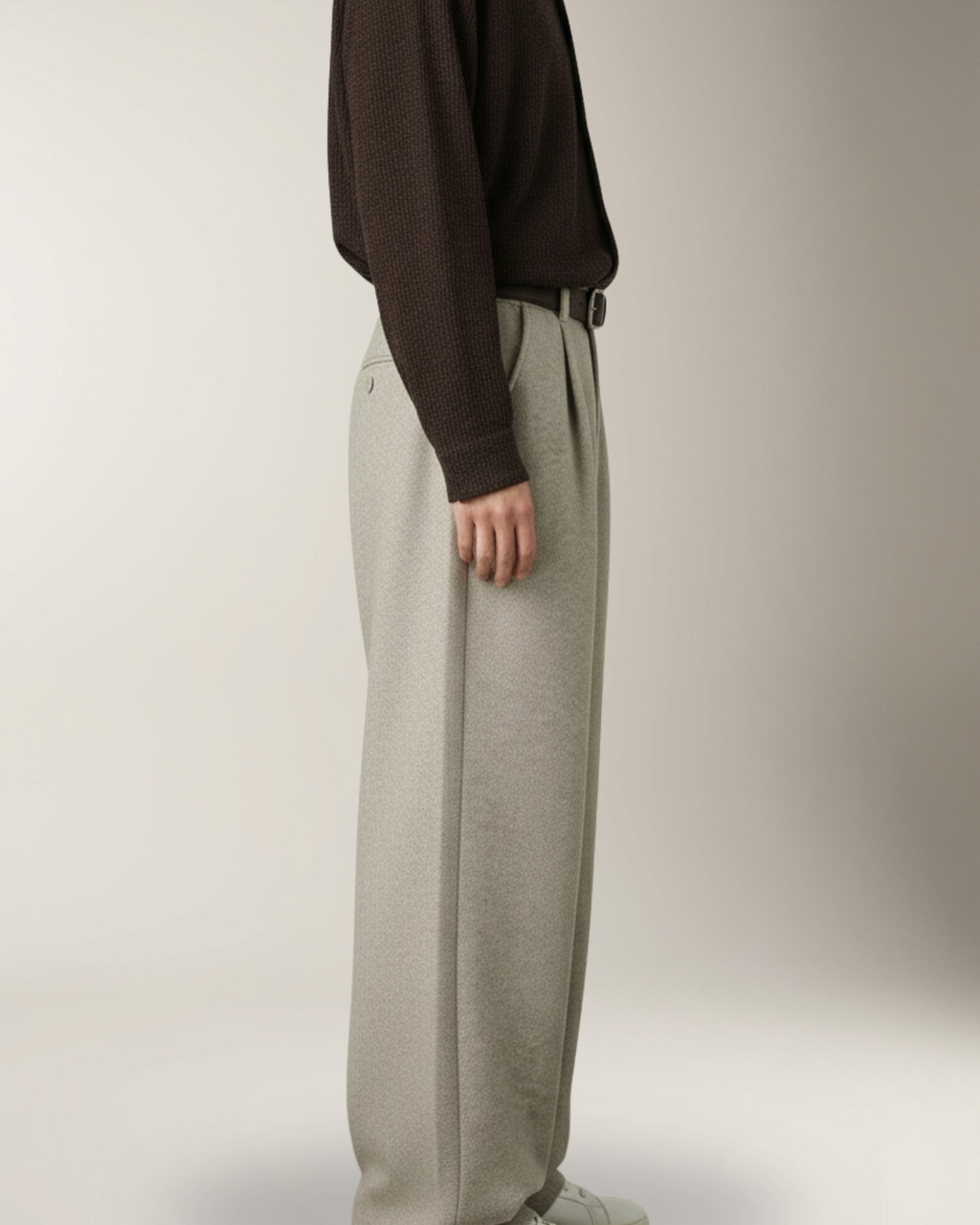Lorenzo Pantalón Wide-Leg Comfort | Beige