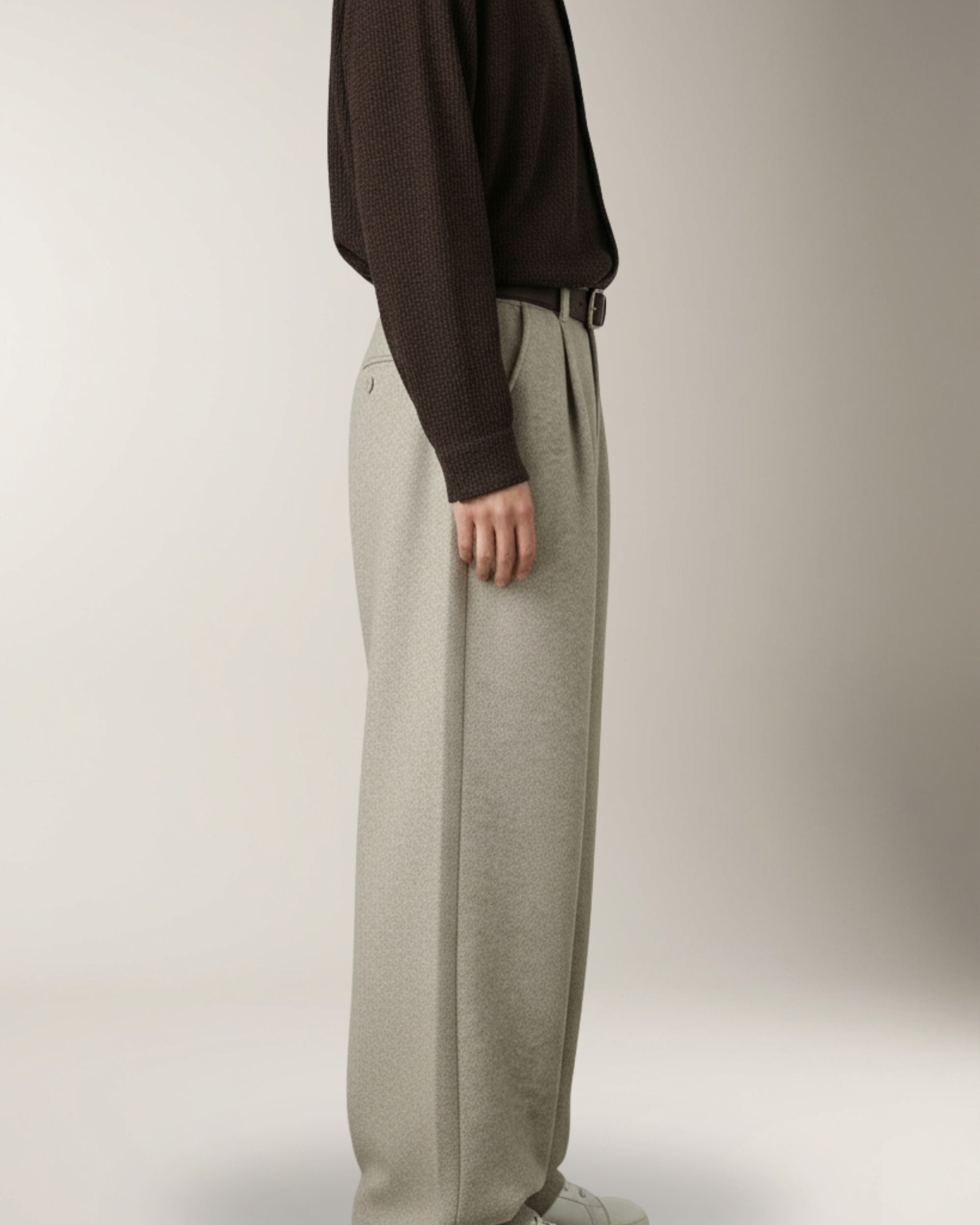 Lorenzo Pantalón Wide-Leg Comfort | Beige
