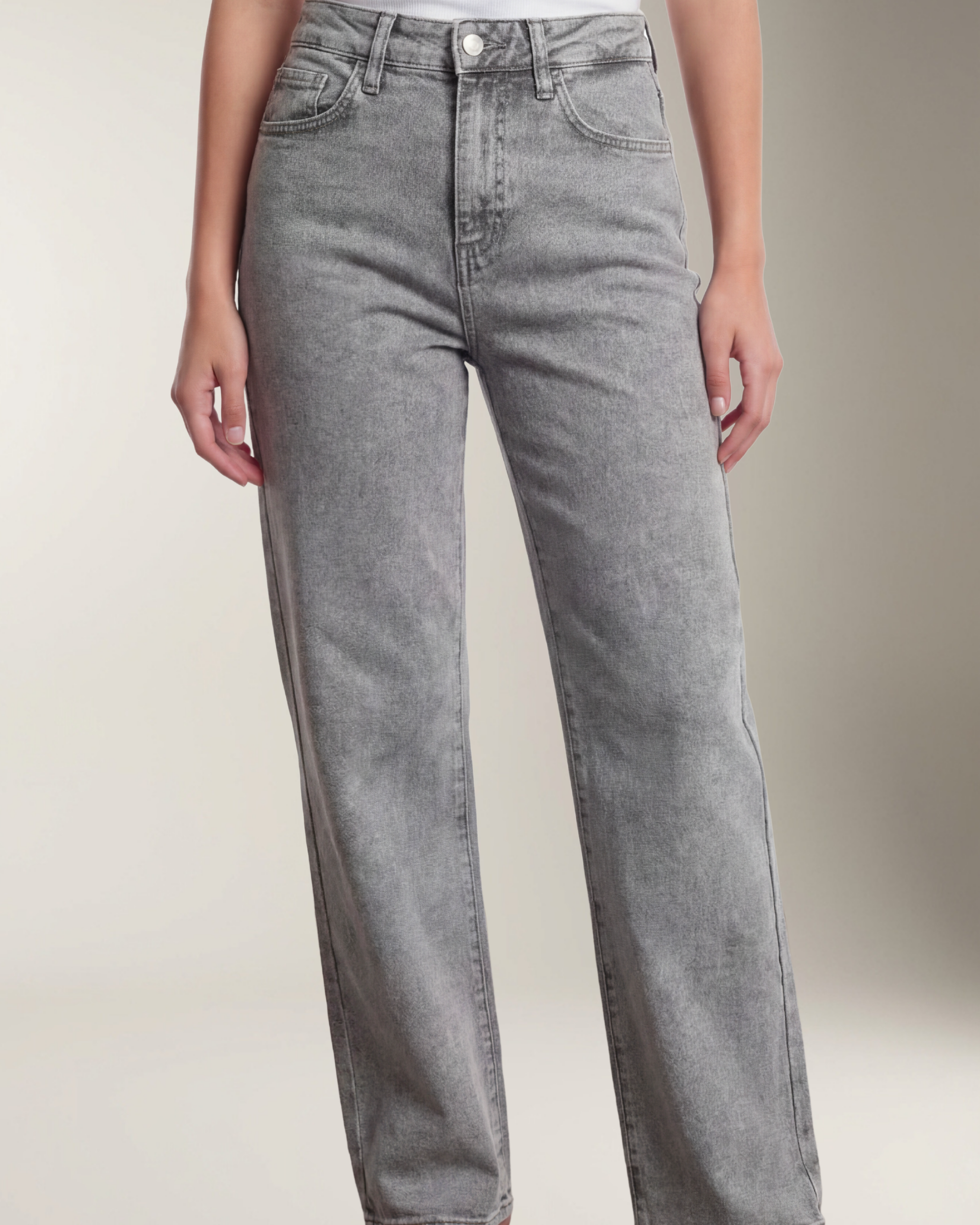 Aura Jeans Flare de Tiro Alto