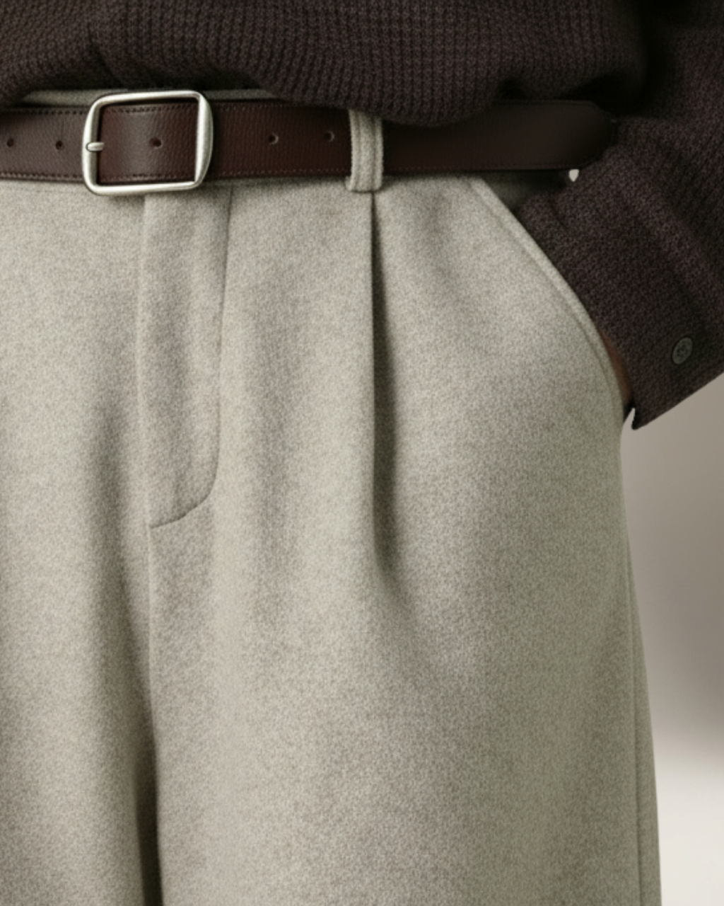 Lorenzo Pantalón Wide-Leg Comfort | Beige