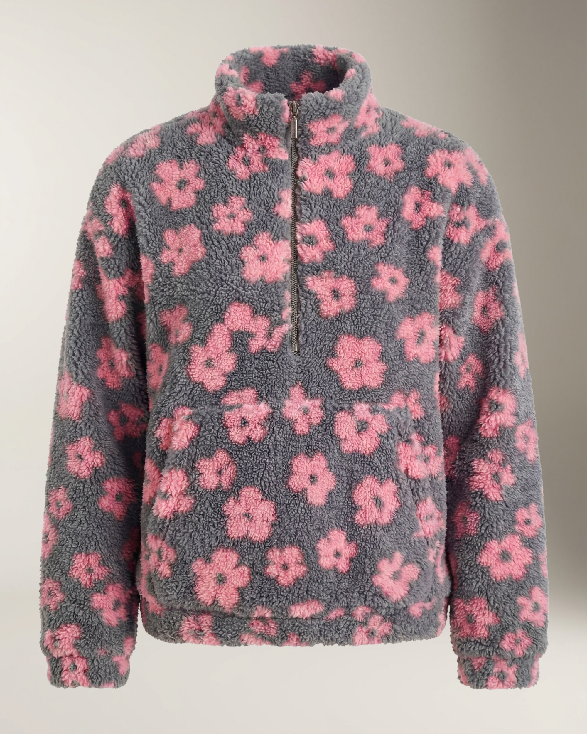 Daisy Chaqueta Teddy Cálida Morada