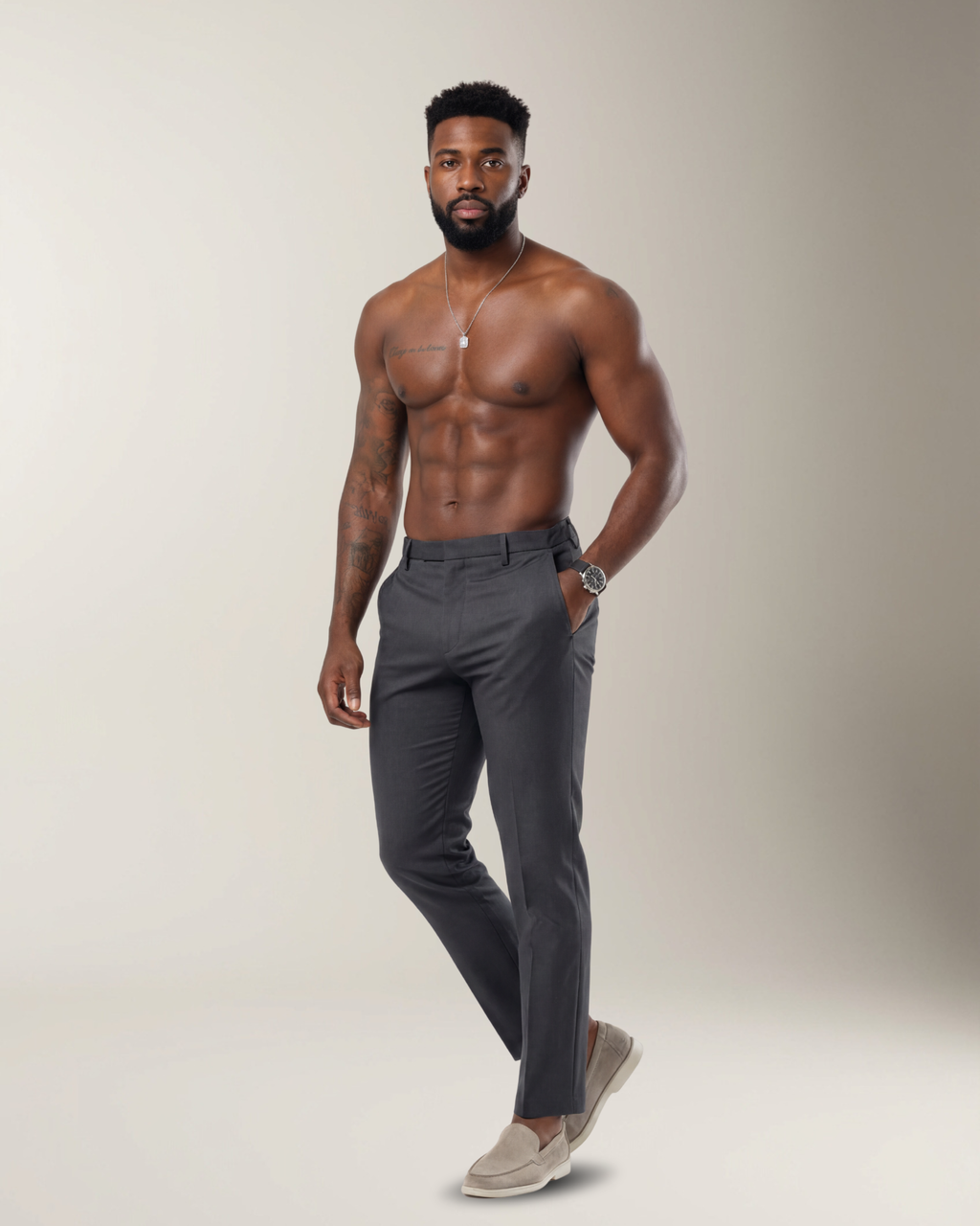 Marco Pantalón Hybrid Stretch - Gris