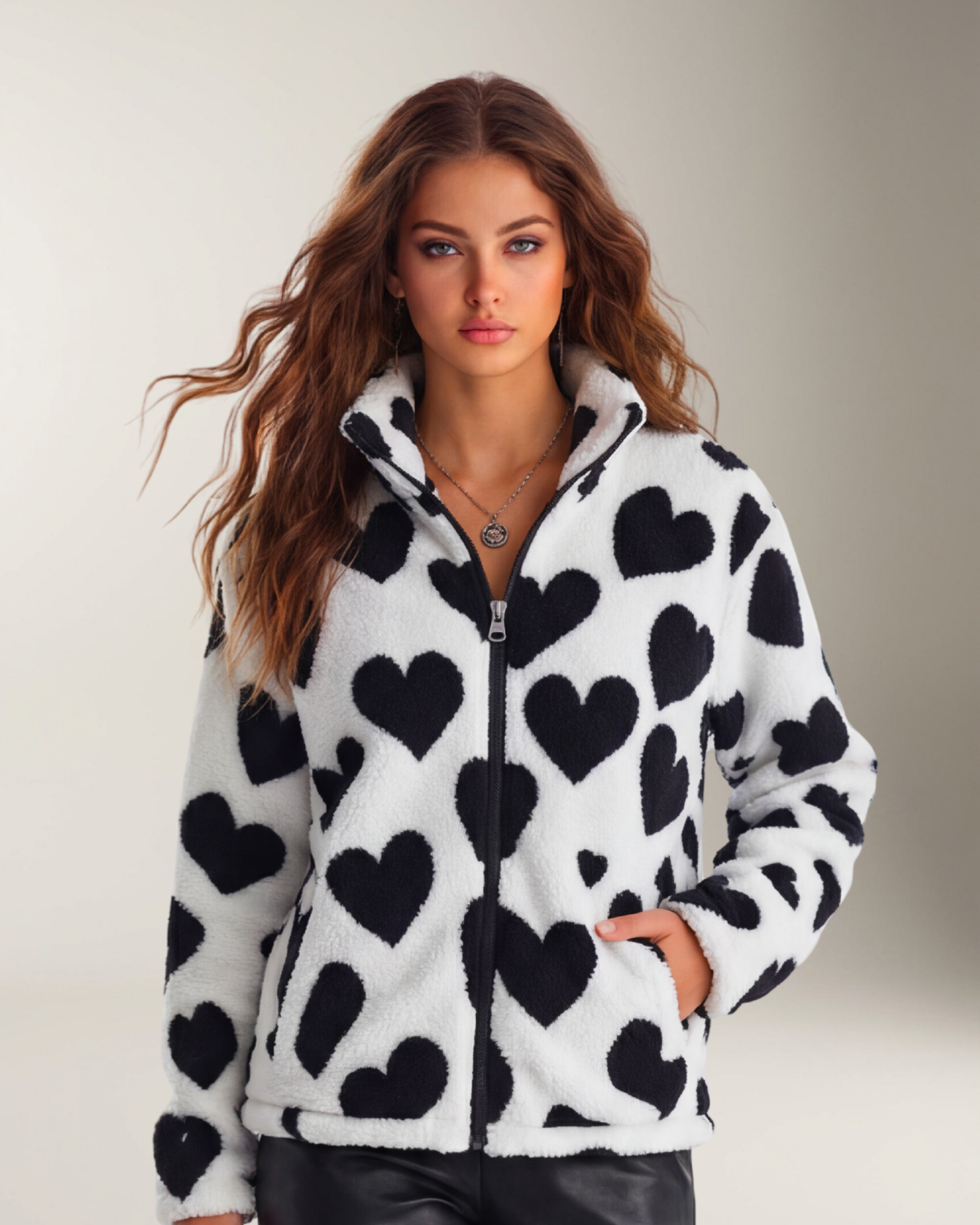 Katharina Chaqueta Reversible Corazón