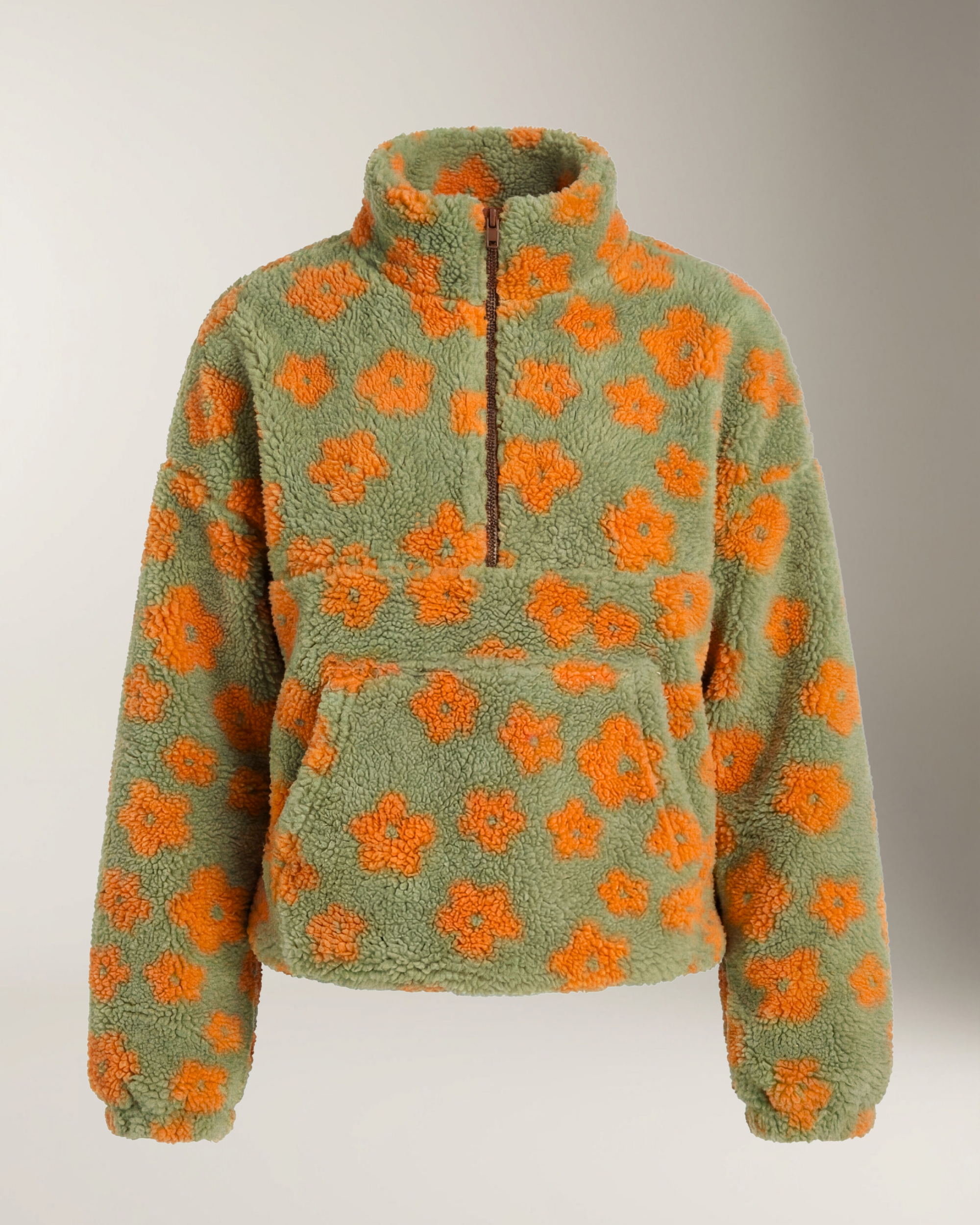 Daisy Chaqueta Teddy Cálida Naranja