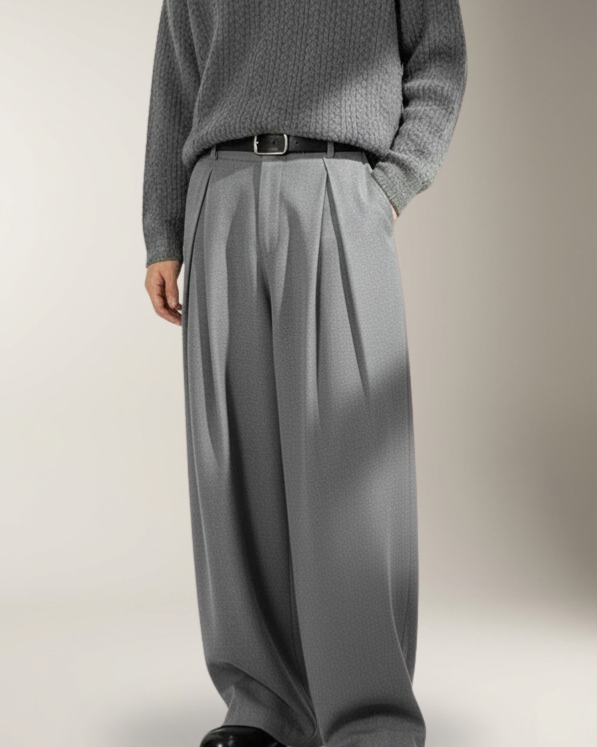 Matteo Pantalón Wide-Leg Premium