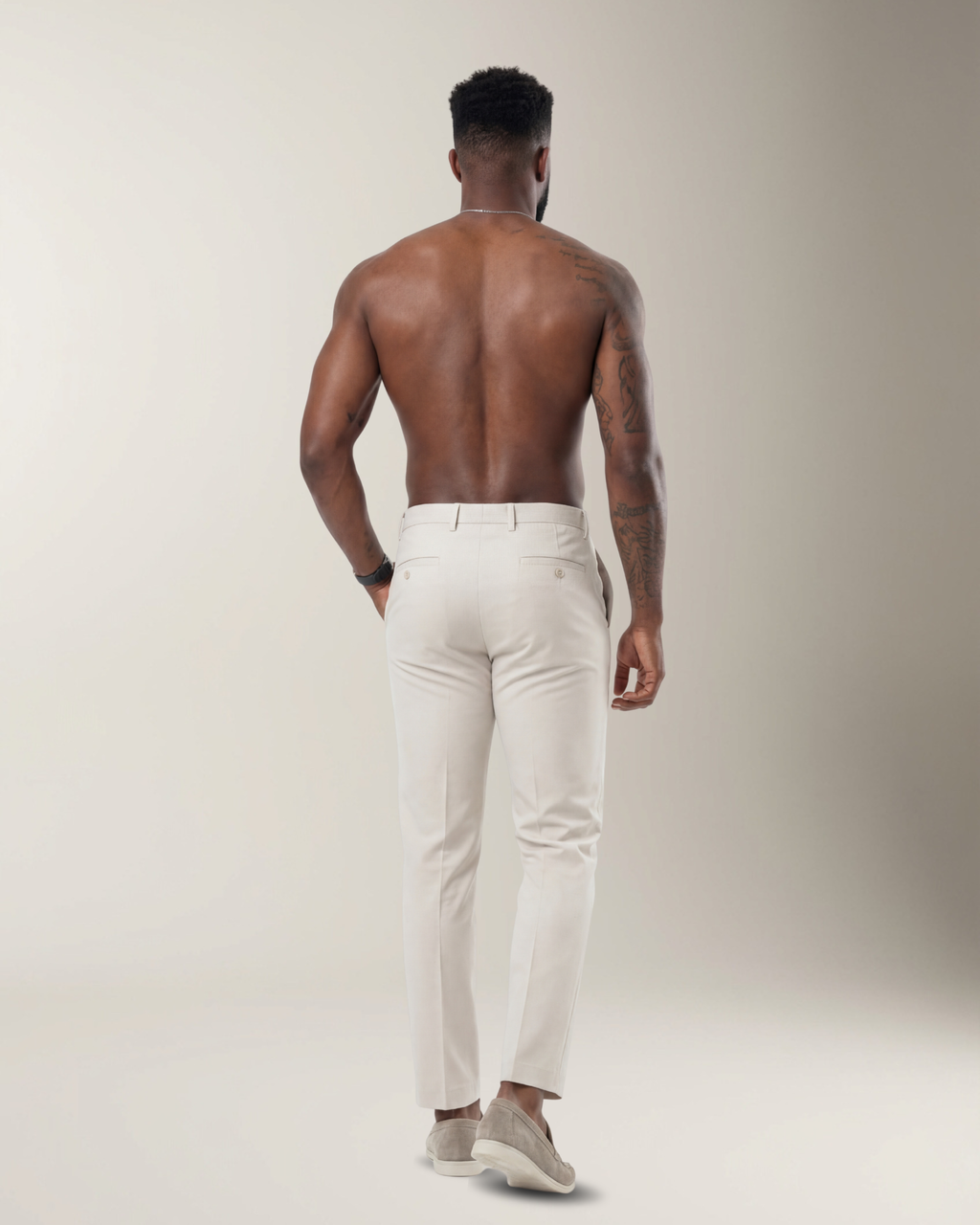 Marco Pantalón Hybrid Stretch - Blanco