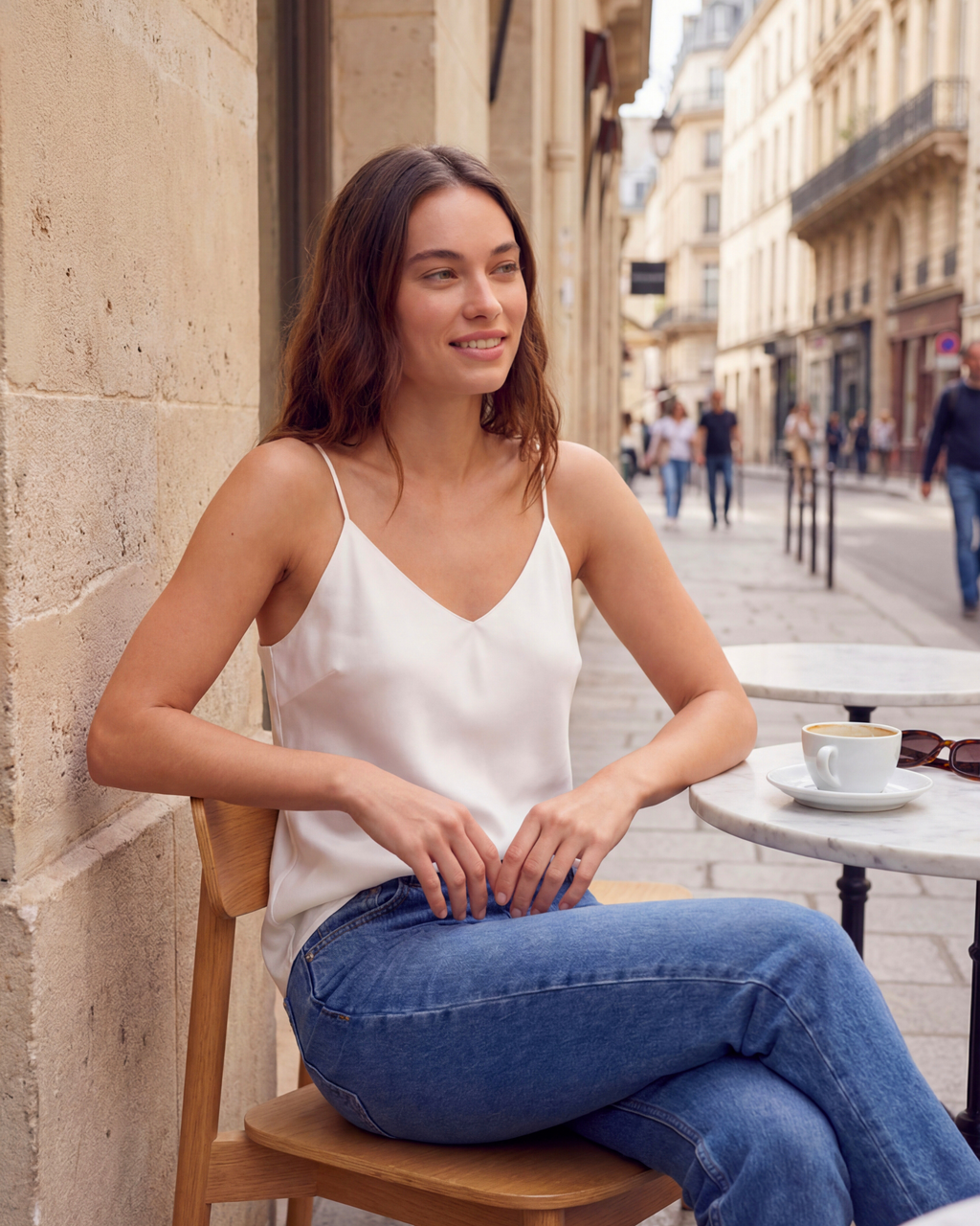 Sophie Camisola de Seda Premium