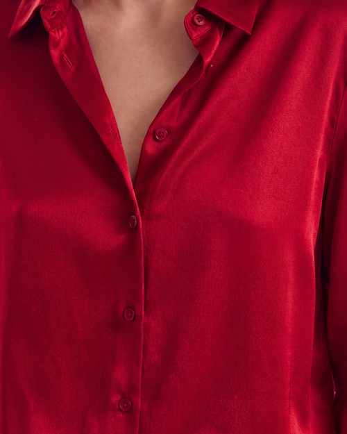 Clara Camisa de Seda Clásica