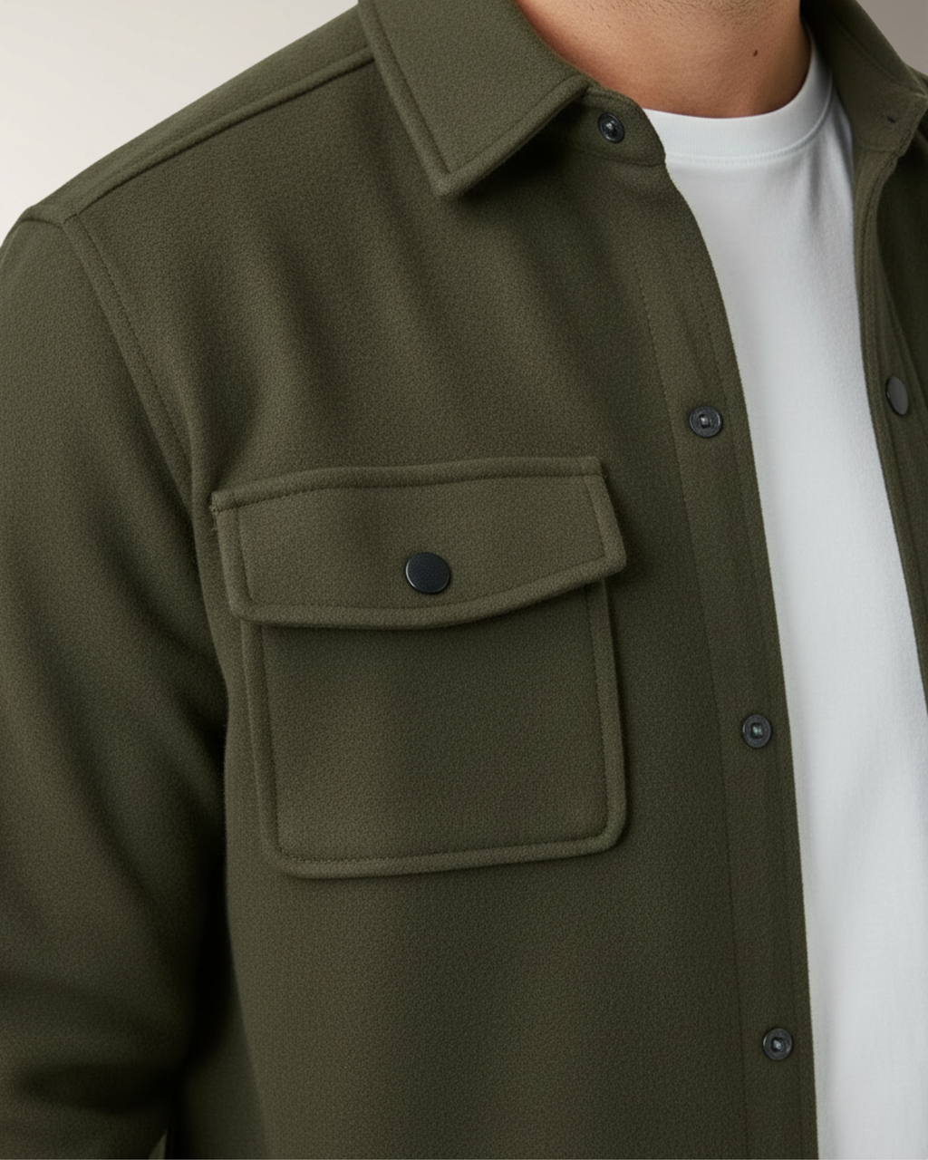 Adrien Overshirt Premium - Verde