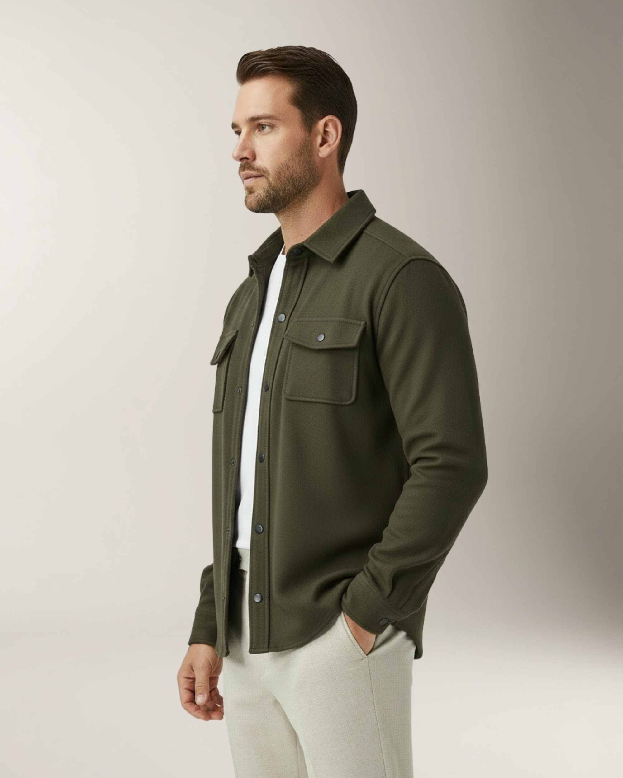 Adrien Overshirt Premium - Verde