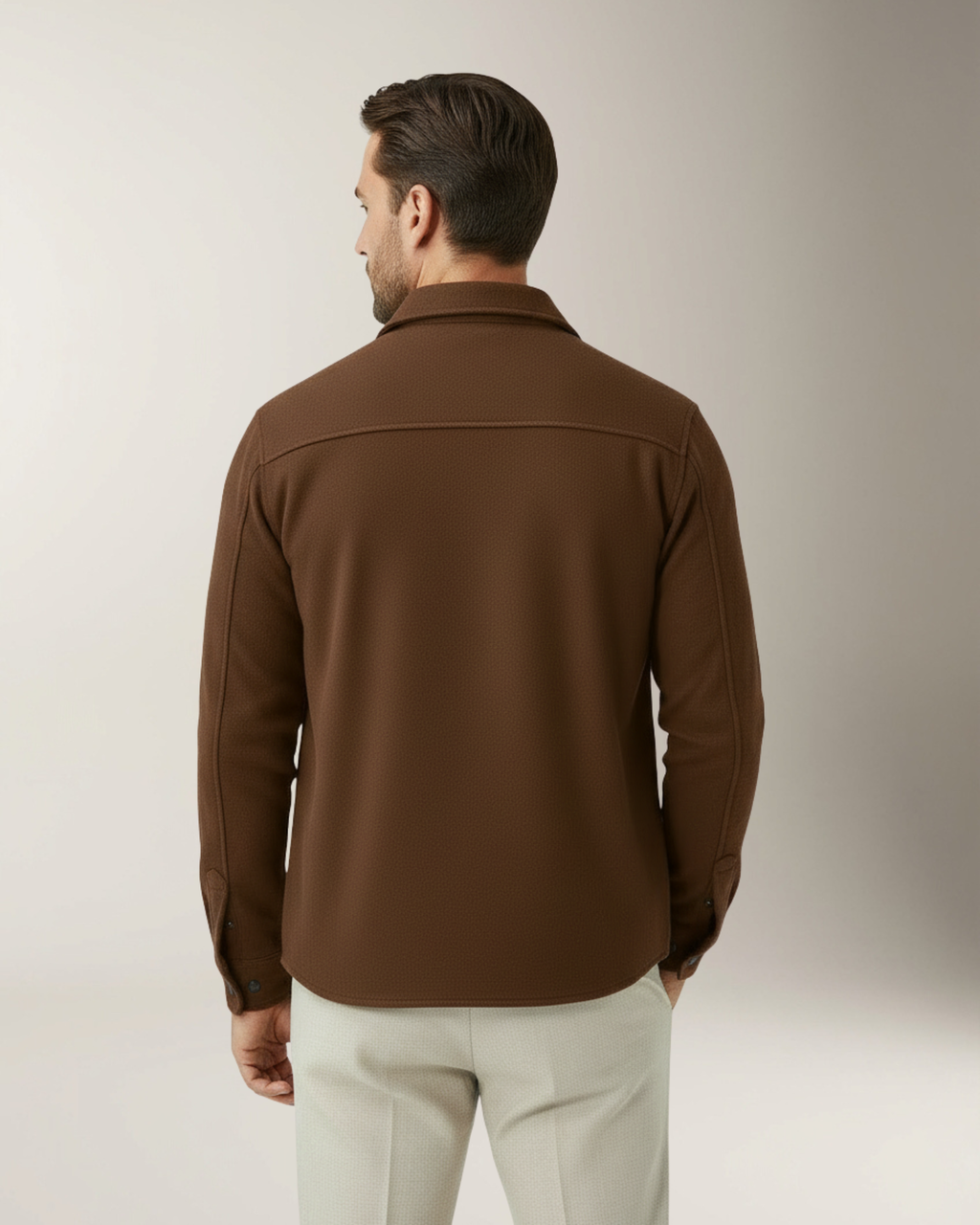 Adrien Overshirt Premium - Café