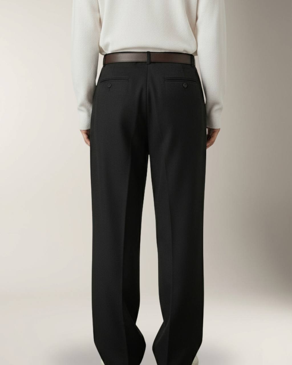 Lorenzo Pantalón Wide-Leg Comfort | Black