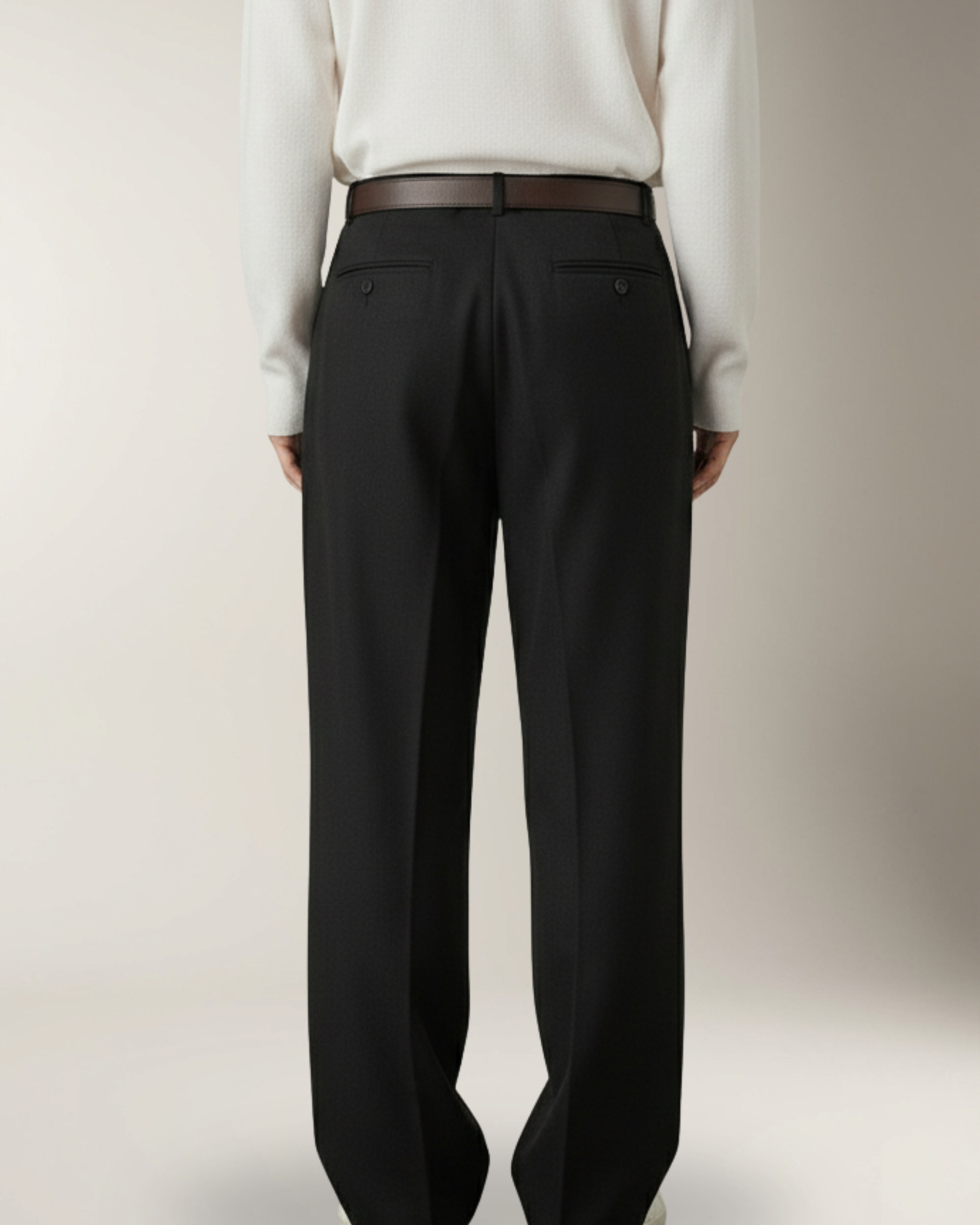 Lorenzo Pantalón Wide-Leg Comfort | Black