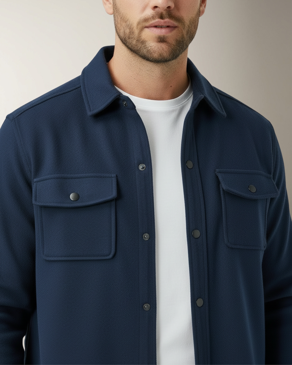 Adrien Overshirt Premium - Azul