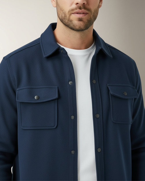 Adrien Overshirt Premium - Azul