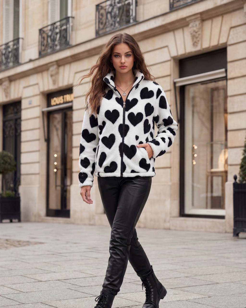 Katharina Chaqueta Reversible Corazón