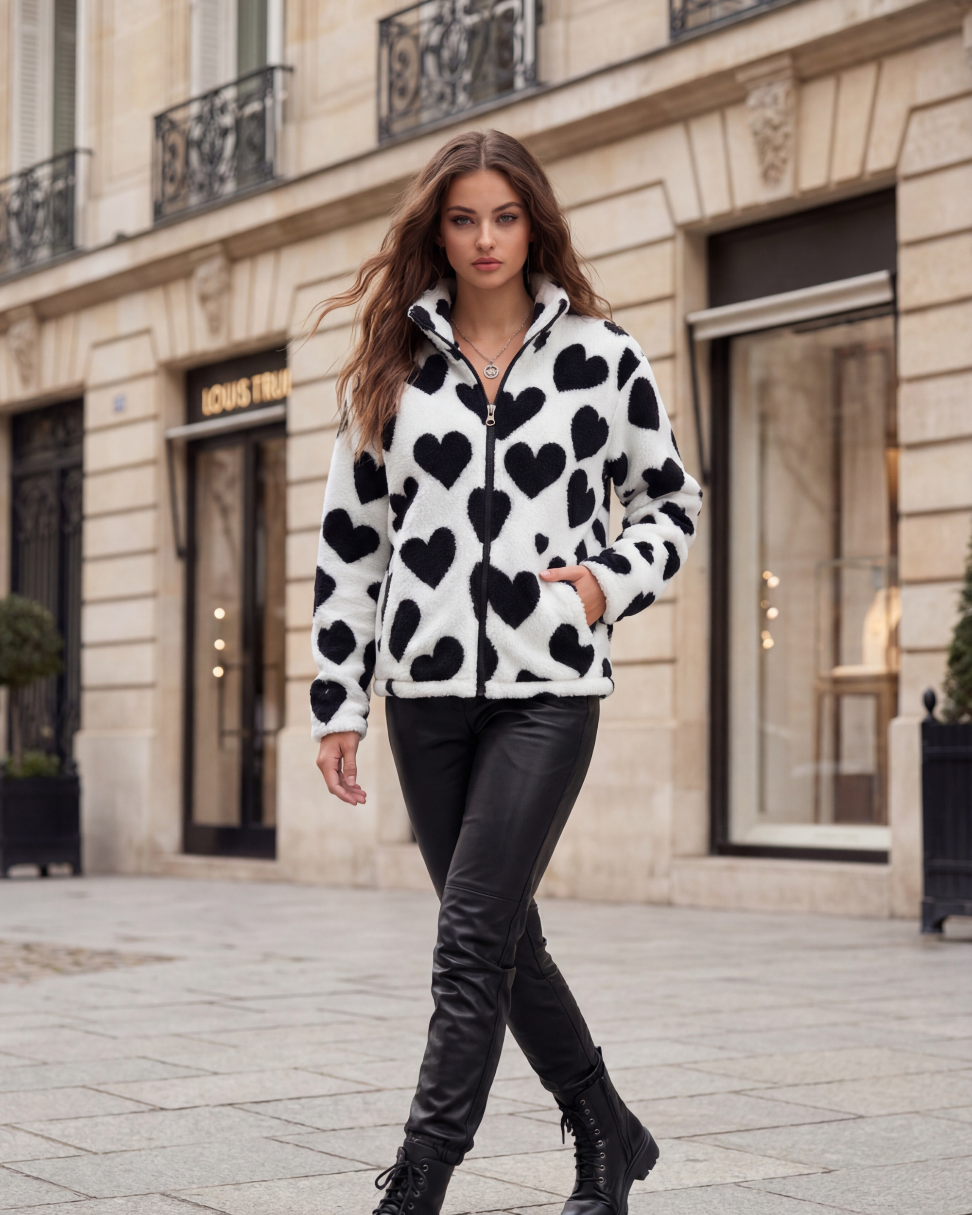 Katharina Chaqueta Reversible Corazón