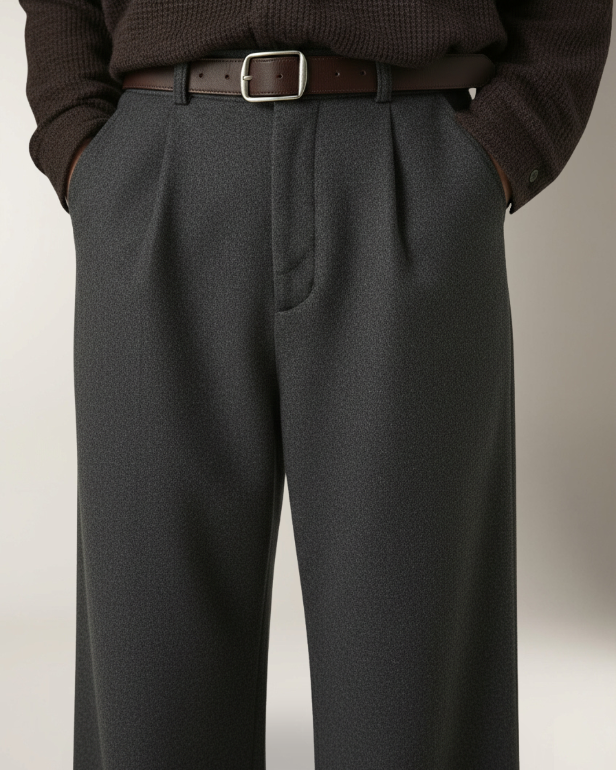 Lorenzo Pantalón Wide-Leg Comfort | Gray